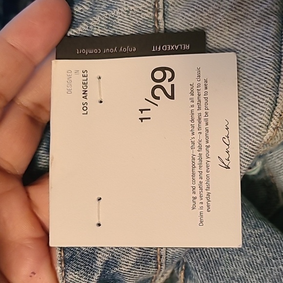 KanCan Sadie Rainbow Thread High Rise Med Wash Distressed Skinny Jeans 11/29 NWT - Picture 5 of 10